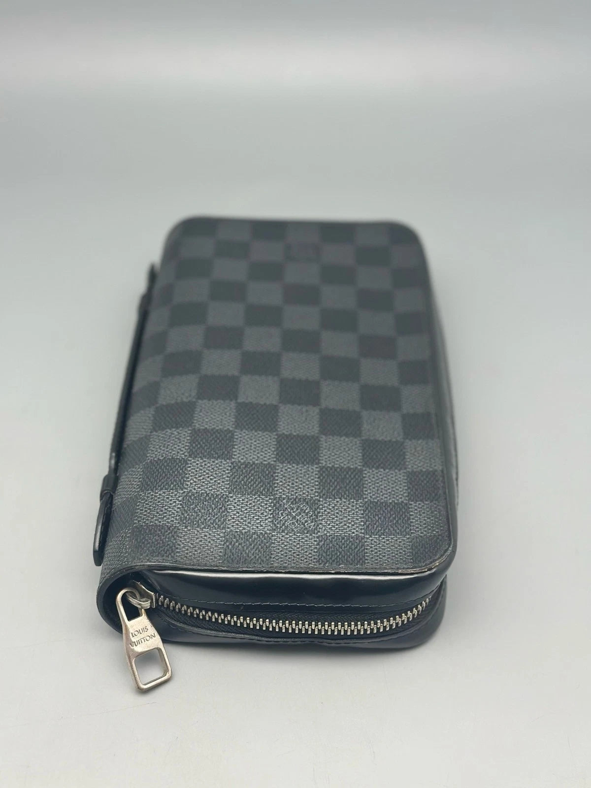 Louis Vuitton Canvas Damier Clutch Wallet Women Classic