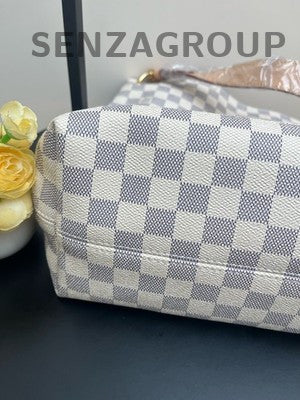 Louis Vuitton Damier Ebene Graceful MM Shoulder Bag Classic Women