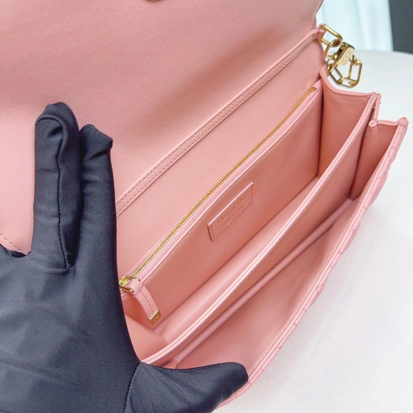 Dior Leather Medium Pink Miss Daily Shoulder Bag For Women