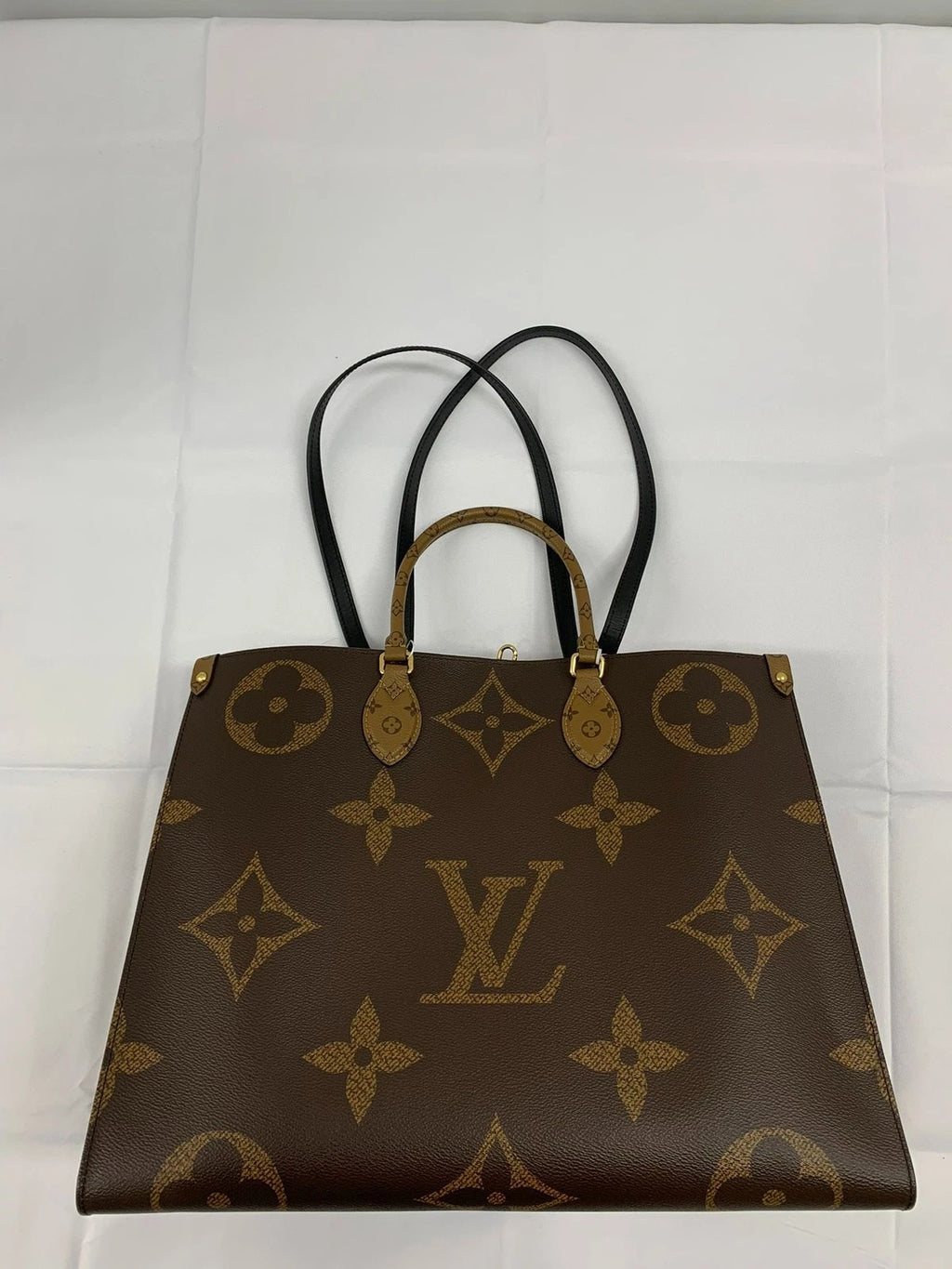 Louis Vuitton Large OnTheGo Canvas Tote Handbag For Women