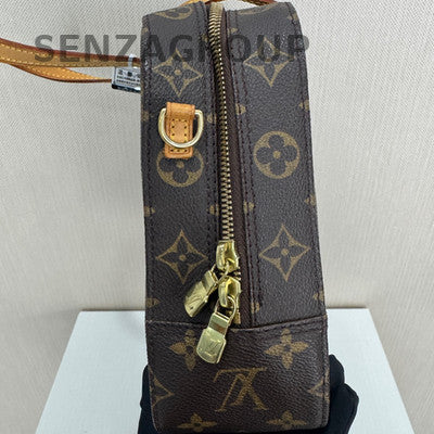 Louis Vuitton Vintage Monogram Brown Gold Buckle Handbag Shoulder Bag