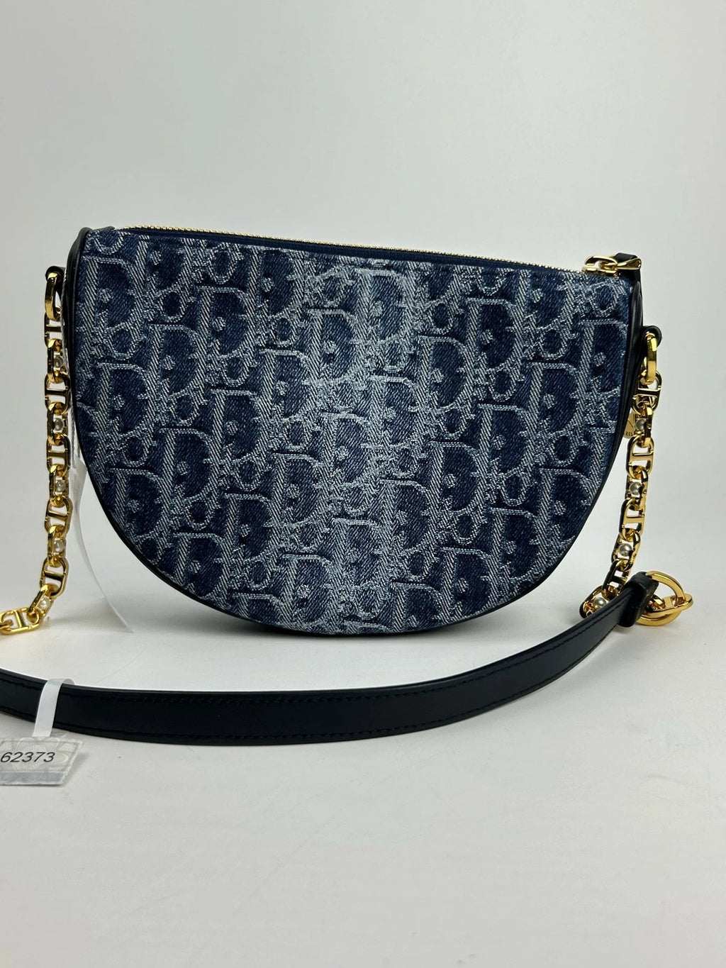 Dior Oblique Monogram Canvas Crescent Shoulder Bag For Women