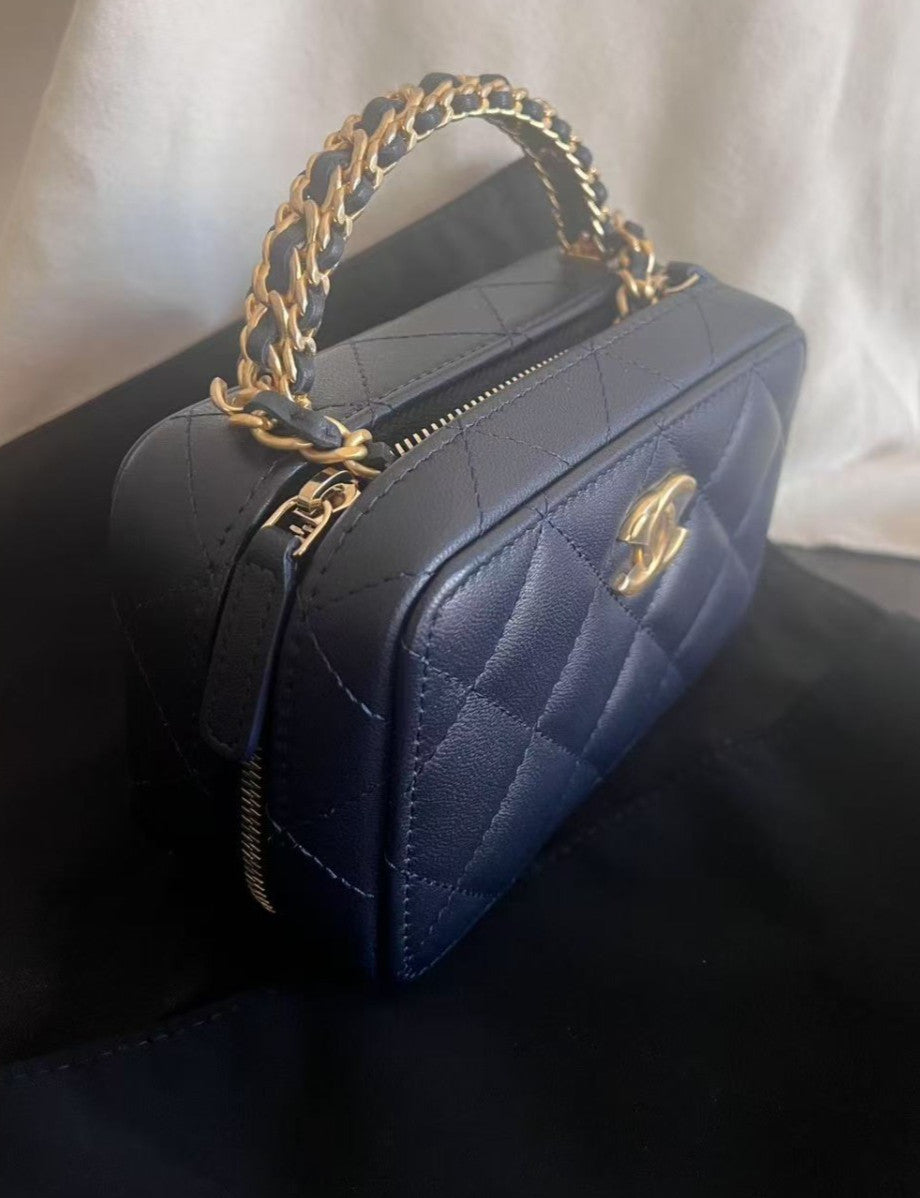 CHANEL 22K  Camera bag mini Top Handle Chain Strap Crossbody Brand NEW