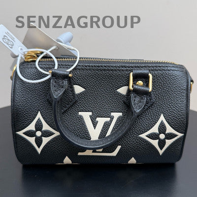 Louis Vuitton Nano Speedy Monogram Crossbody Bag for Women