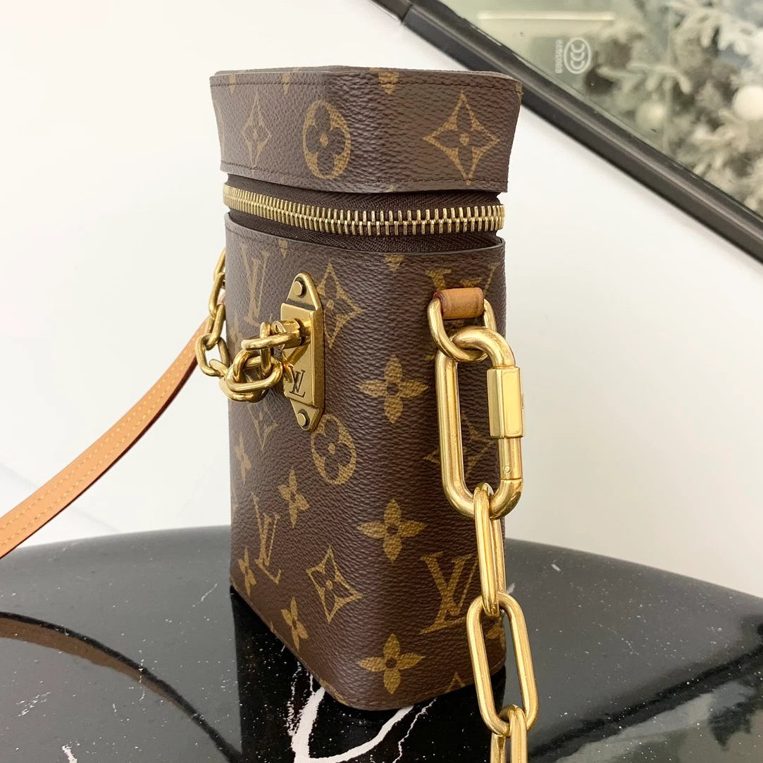 Louis Vuitton Iphone Box Monogram Brown Shoulder Crossbody Bag Women S