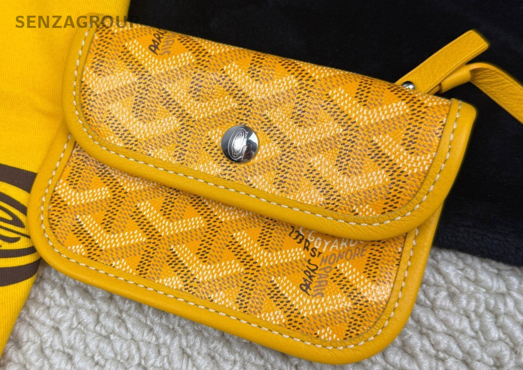 Goyard Tote Monogram Top Handle Shoulder Bag with Pouch  Women Yellow Classic.