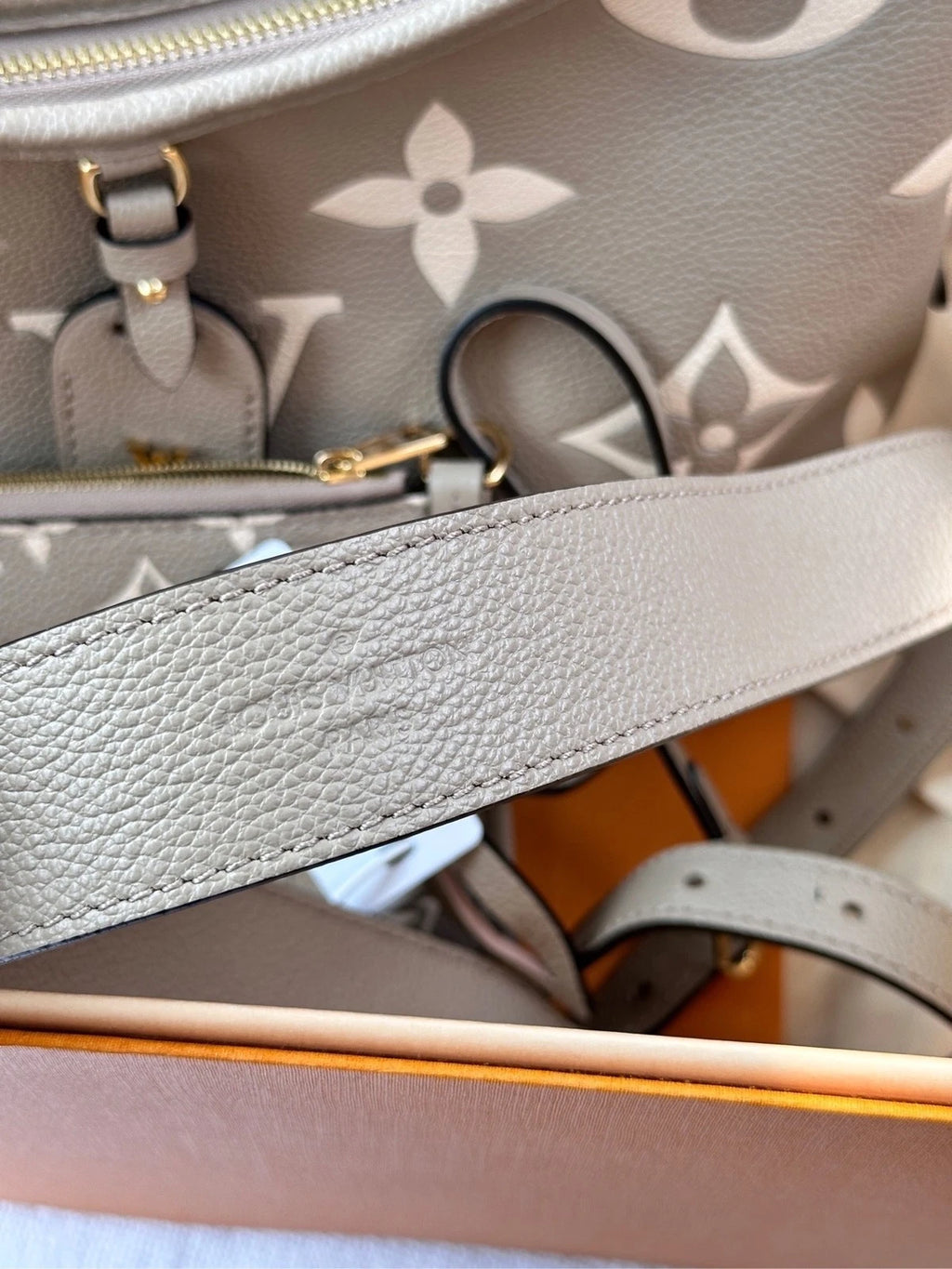 Louis Vuitton Elephant Gray Carryall Small Tote Bag For Women