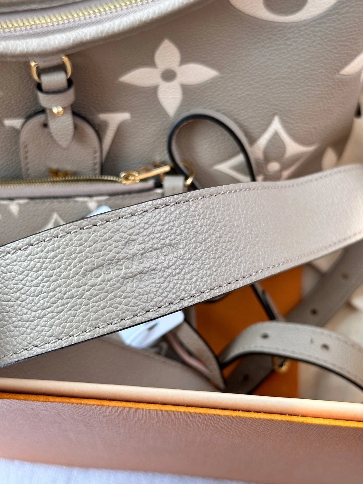 Louis Vuitton Elephant Gray Carryall Small Tote Bag For Women