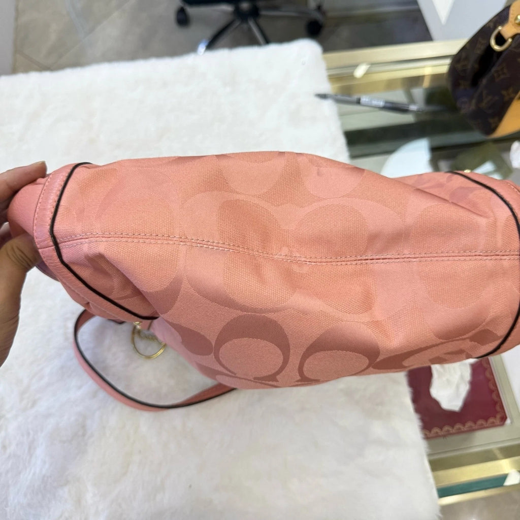 Coach Women Pink Tote Handbag