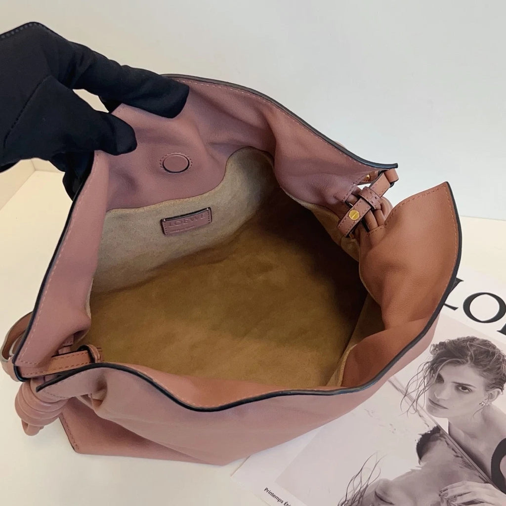 Loewe Flamenco MM Shoulder Crossbody Pink Women Classic