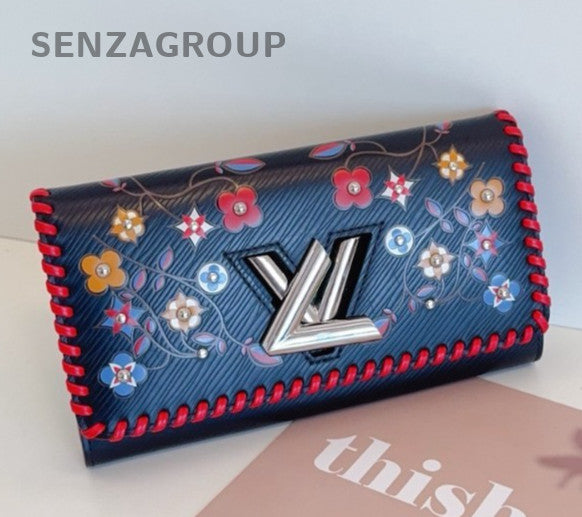 Louis Vuitton Twist Chain Epi Shoulder Bag Crossbody Black Silver Women Classic