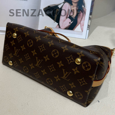 Louis Vuitton Carryall PM Monogram Shoulder Bag Classic Women