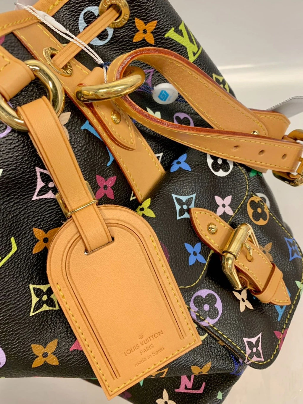 SJ0001 LV bucket multicolor black Z xp02018