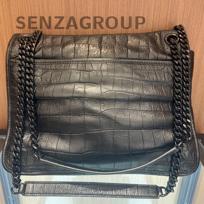 Saint Laurent YSL Niki Medium Black Chain Shoulder Bag Classic Women