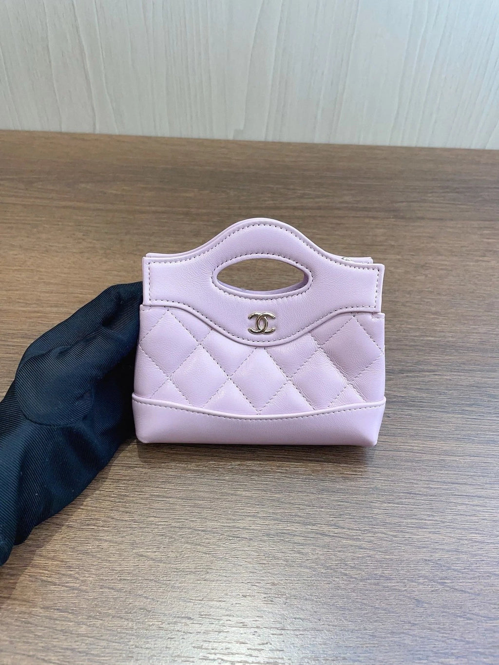 CHANEL 31 Bag Series Super Mini Handle Bag Daily Use Pink Classic