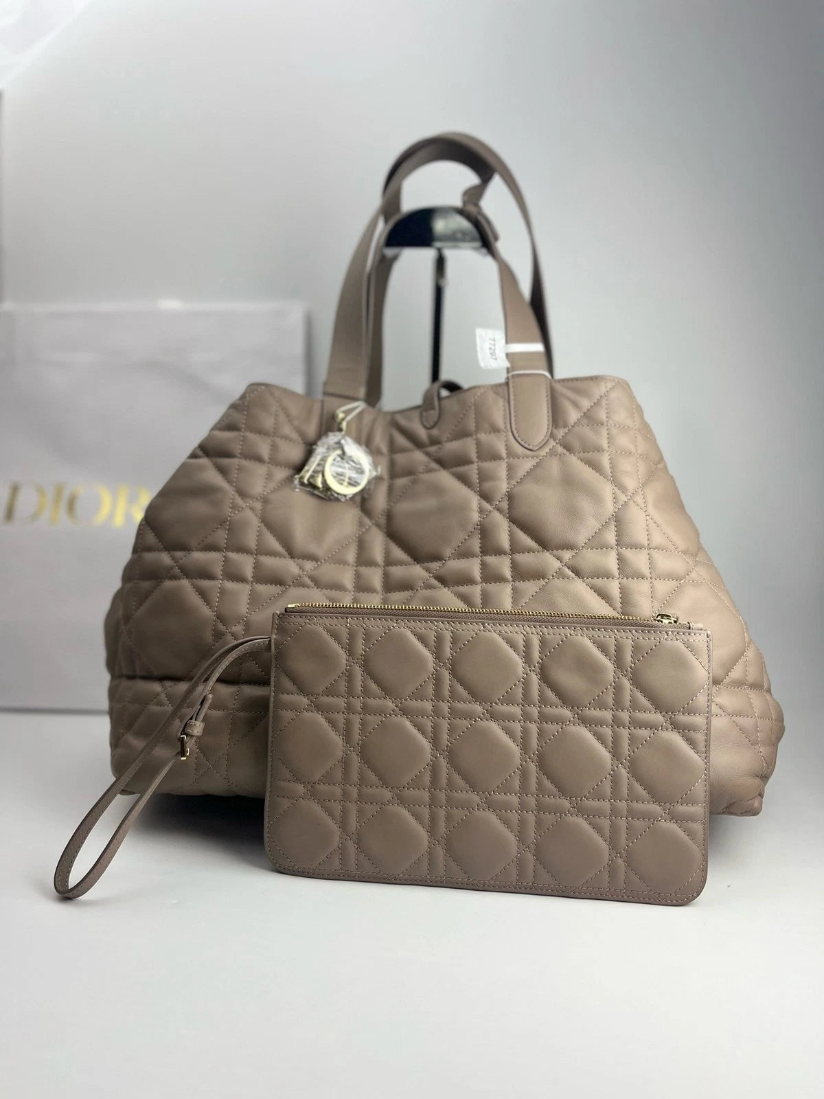 Dior Toujours Large Beige Tote Bag For Women