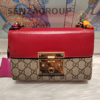 Gucci GG Marmont Matelassé Shoulder Bag in Brown & Red - Timeless Classic