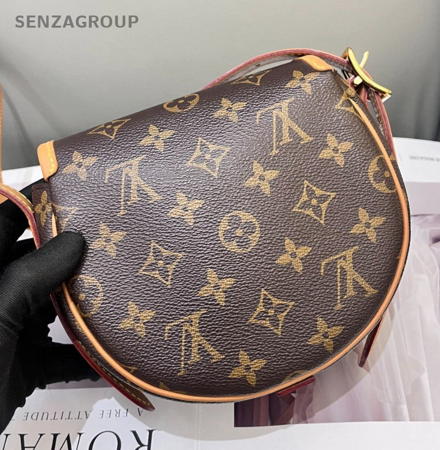Louis Vuitton Tambourine Saddle Monogram Shoulder bag Women Brown Crossbody