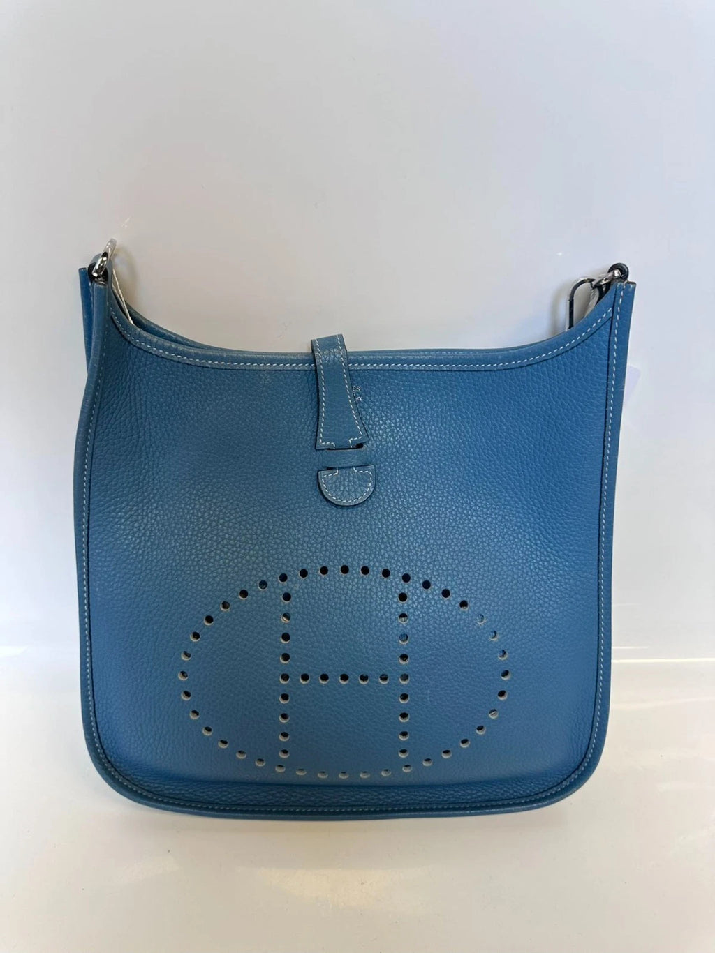 SJ0001 Hermes Evelyne GM Taurillon Clemence Leather Crossbody Bag i