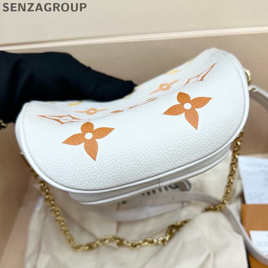 Louis Vuitton Mini Bumbag in White - Classic Women's Crossbody Bag