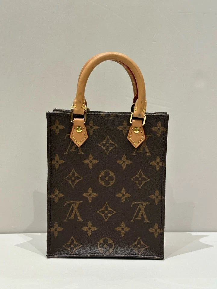 Louis Vuitton Plat Mini Canvas Tote Bag For Women