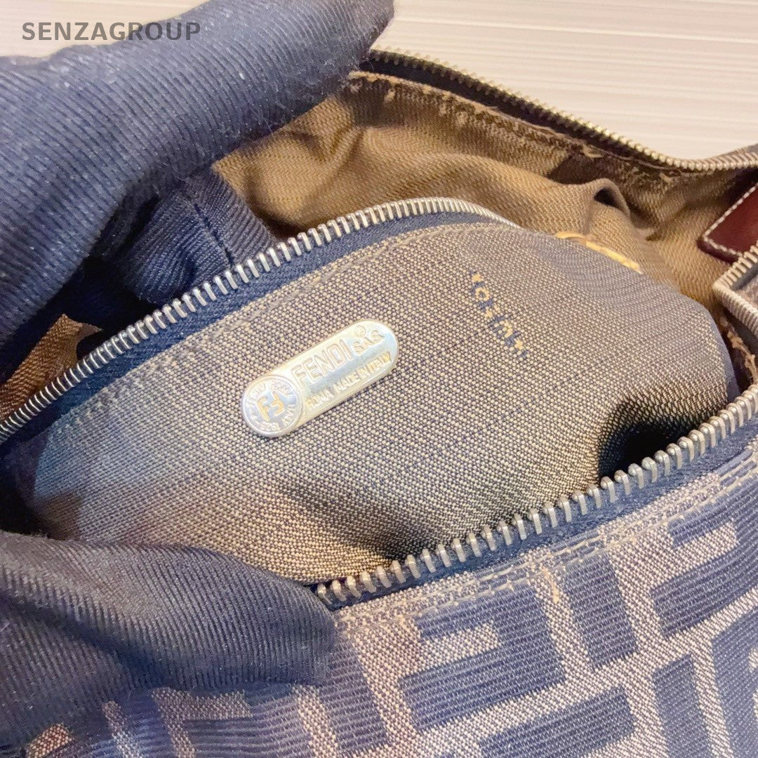 Bolsa de mão feminina Fendi clássica logotipo GM-