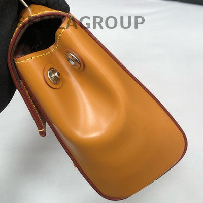 Louis Vuitton Cluny BB Handbag Crossbody Orange Leather Women's Classic