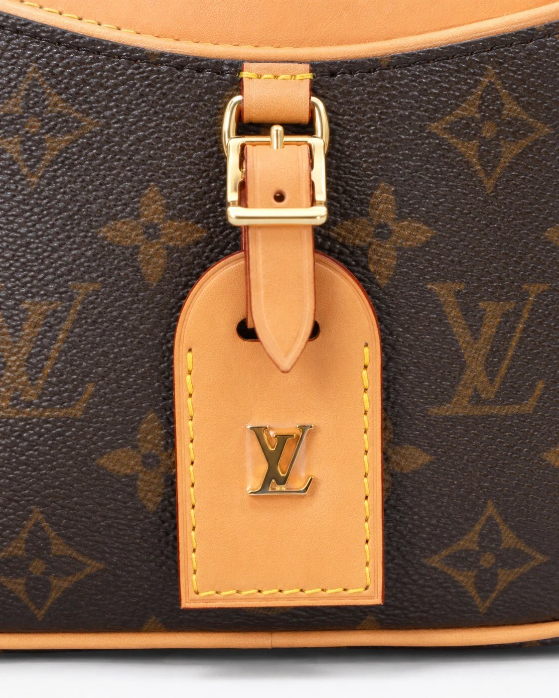 Louis Vuitton Deauville Monogram Canvas Shoulder Bag Crossbody Excellent
