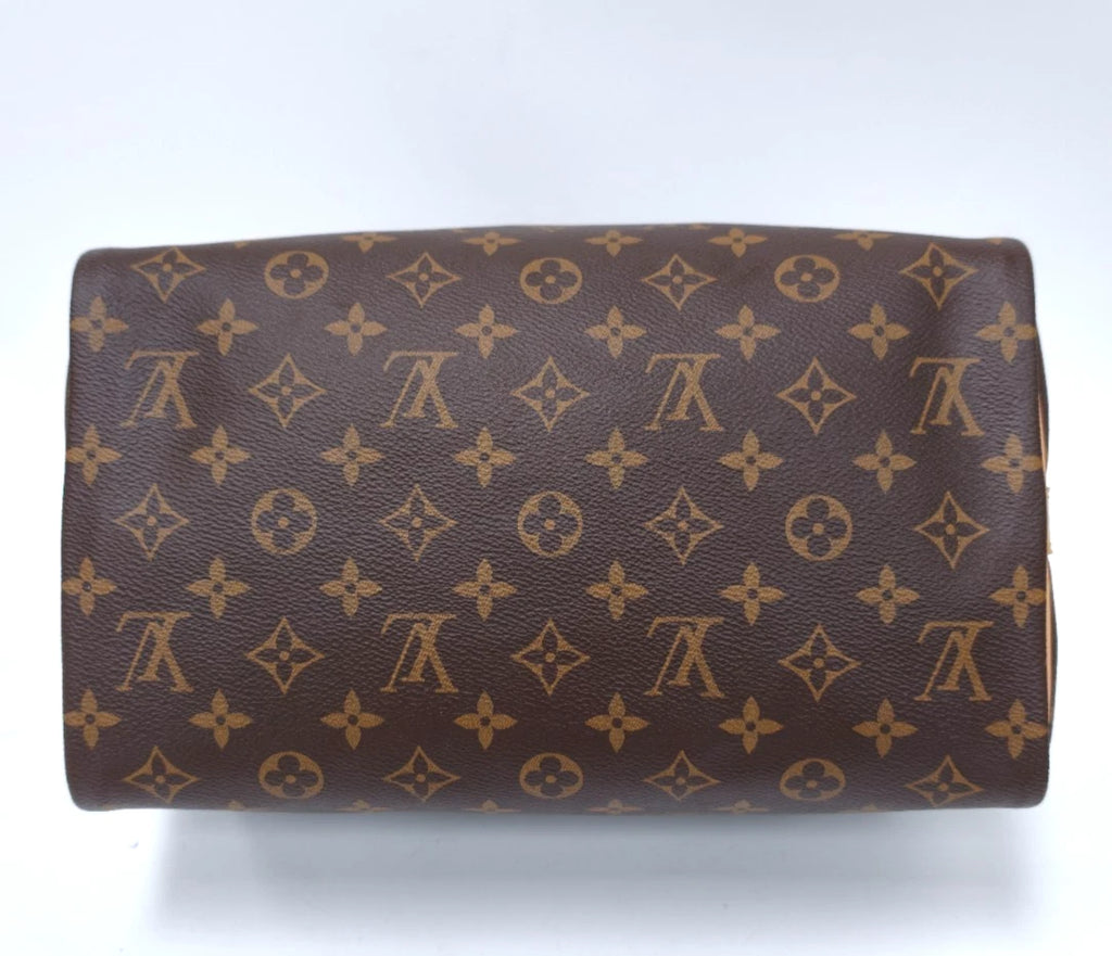 Louis Vuitton Speedy30 Monogram Handbag 2-Way Shoulder Bag Crossbody Excellent