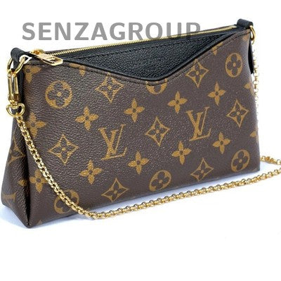Louis Vuitton Monogram Pallas Clutch  Shoulder Bag M41639