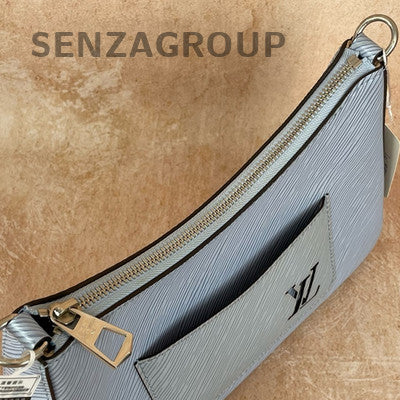 Louis Vuitton Marelle Blue Epi Leather Crossbody Bag Women Fashion