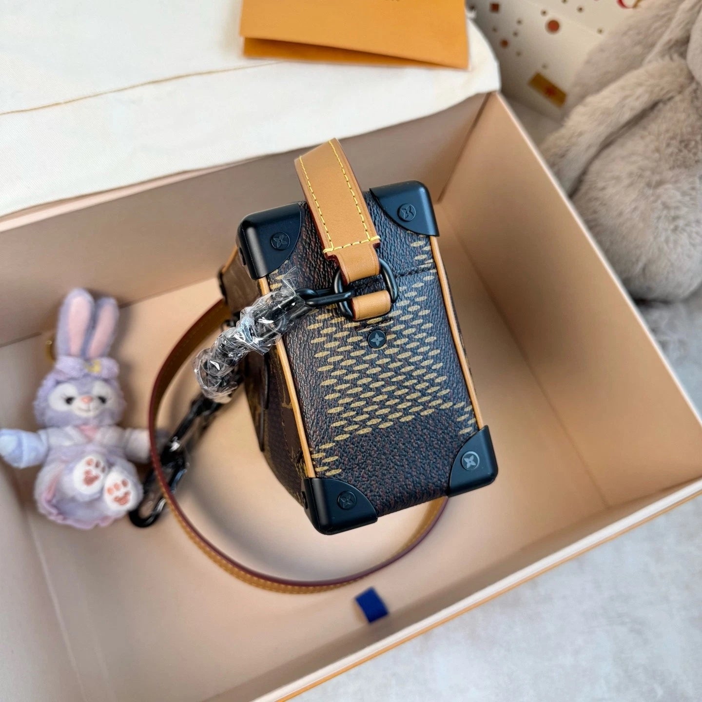 Louis Vuitton x Nigo Canvas Mini Soft Trunk Box Bag For Women