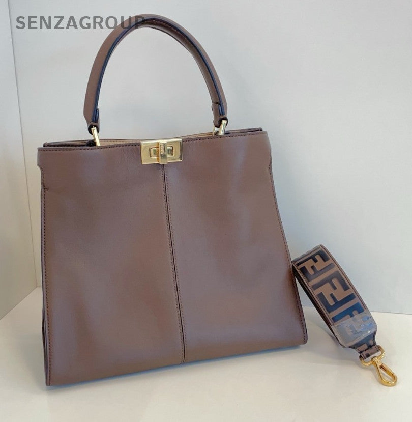 FENDI Peekaboo X-Lite Top Handle 2way Shoulder Handbag Women