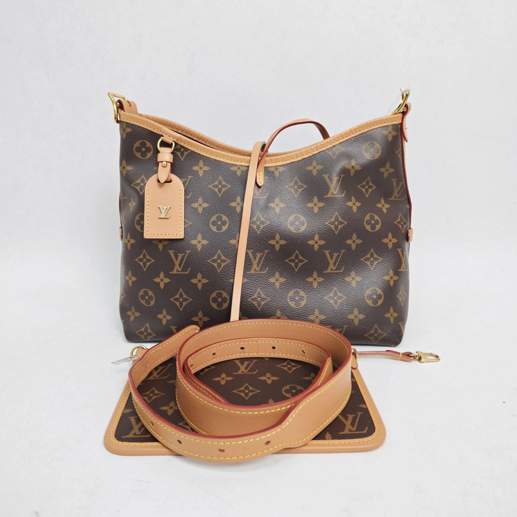 Louis Vuitton Carryall Monogram Canvas Shoulder Bag Excellent