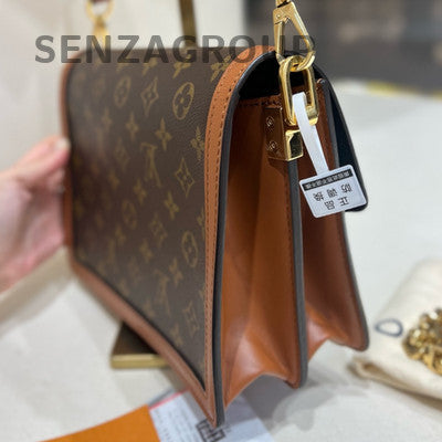 Louis Vuitton Daphne Medium Monogram Chain Crossbody Bag Women Classic