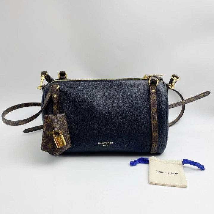 Louis Vuitton Express PM Black Calfskin Monogram Shoulder Bag