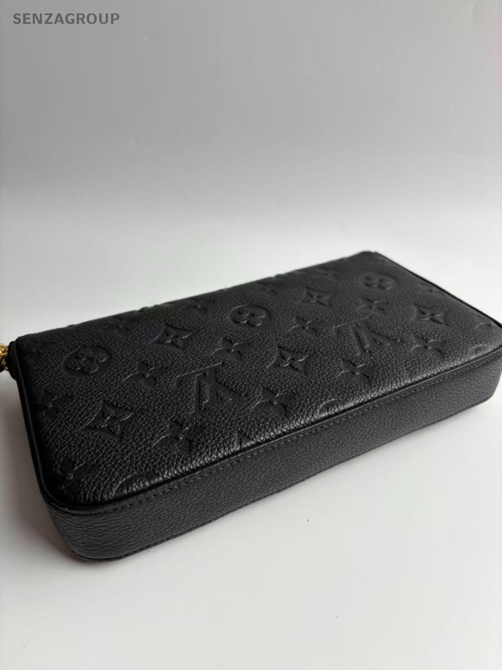 SJ0001 Louis Vuitton Felicie black leather monogram