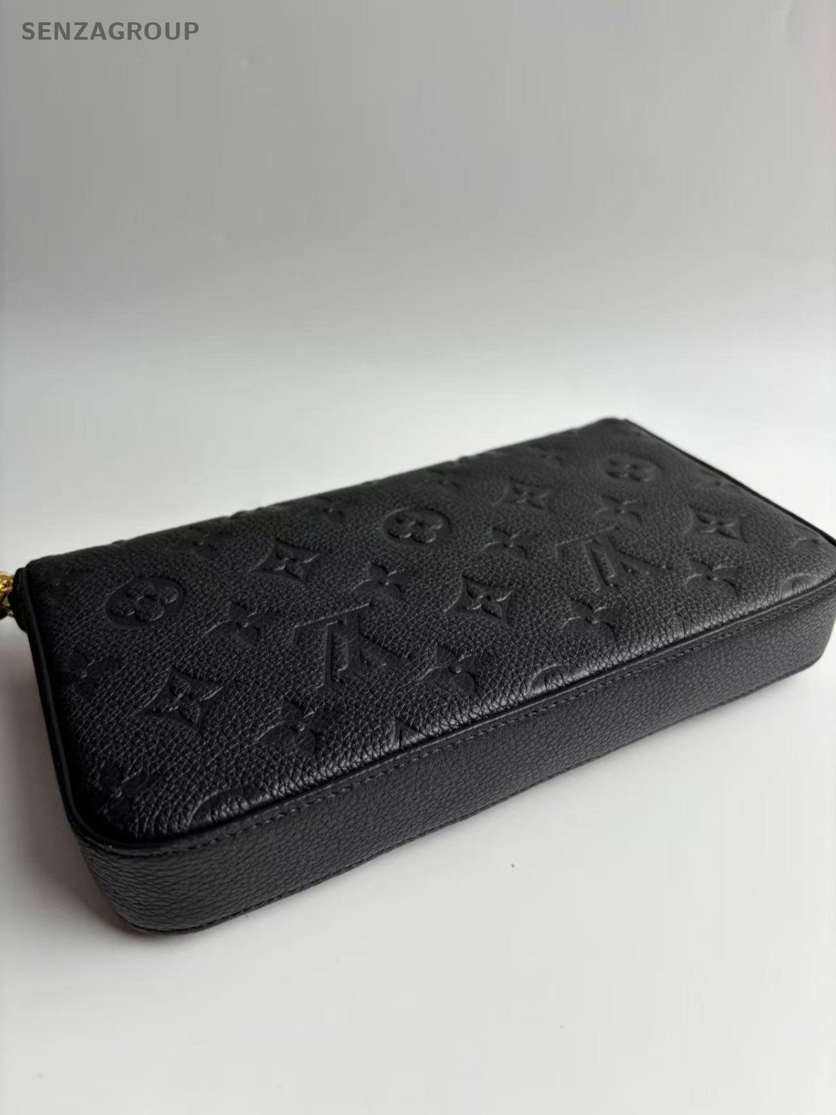 SJ0001 Louis Vuitton Felicie black leather monogram