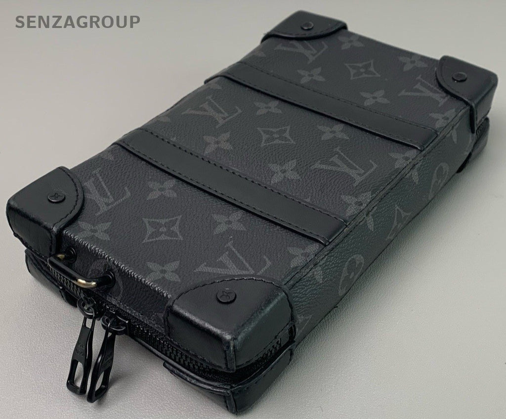 Louis Vuitton Black Monogram Trunk Wallet Shoulder bag Crossbody