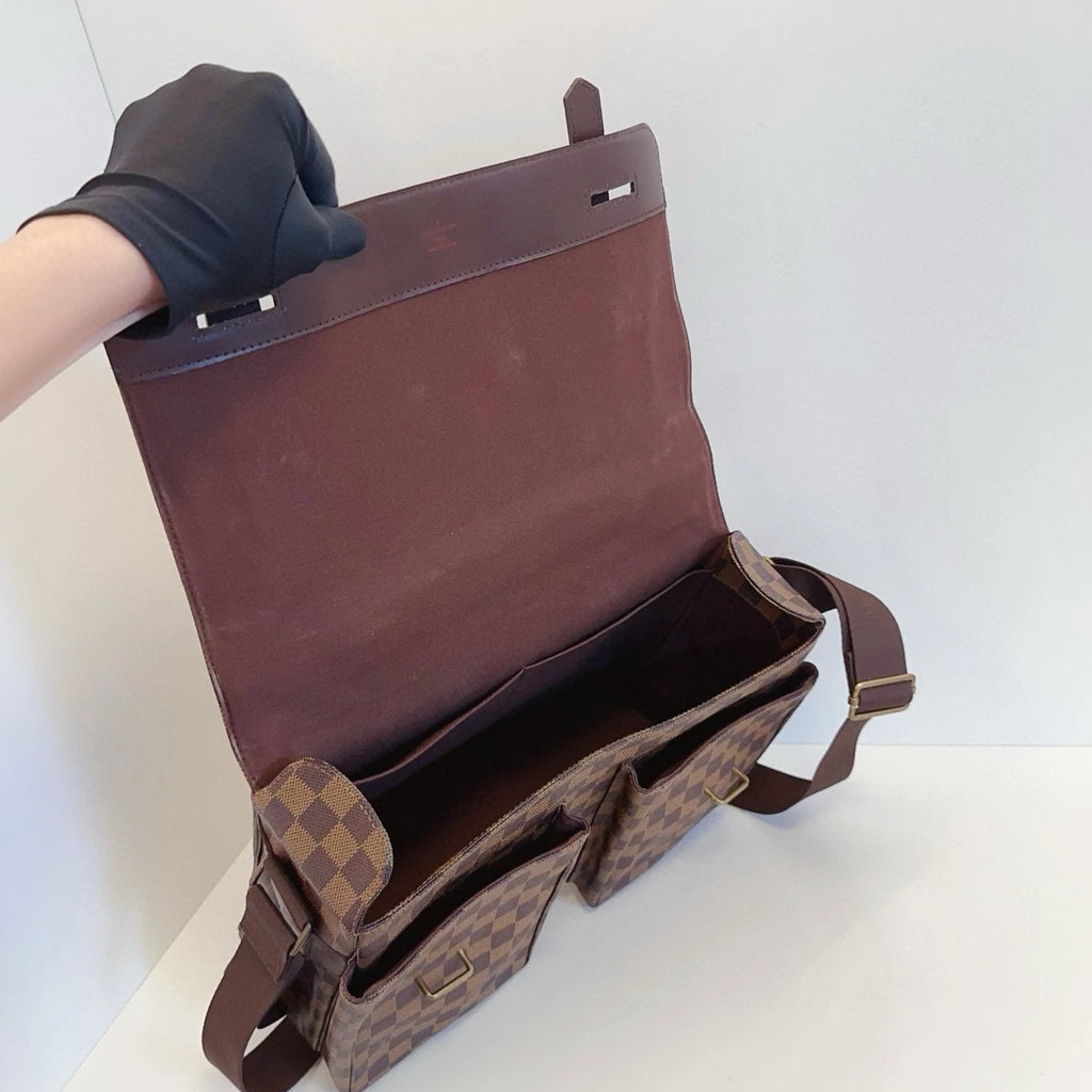Louis Vuitton Broadway Messenger Bag Top Handle Shoulder Bag Unisex Adults