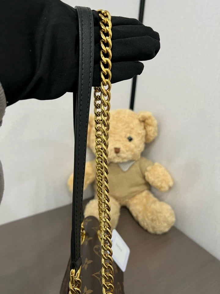 Louis Vuitton Passy Brown Monogram Canvas Shoulder Bag For Women