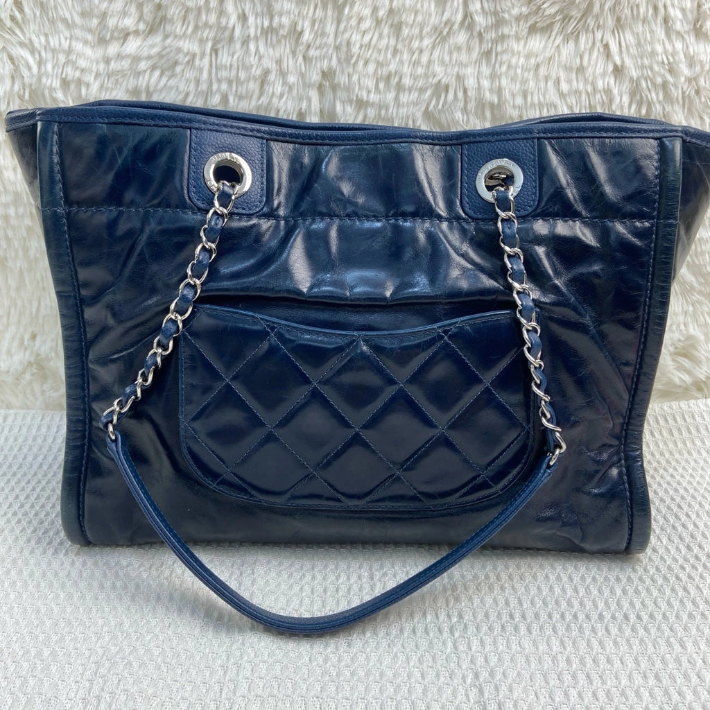 CHANEL Blue Beach Tote Bag For Women
