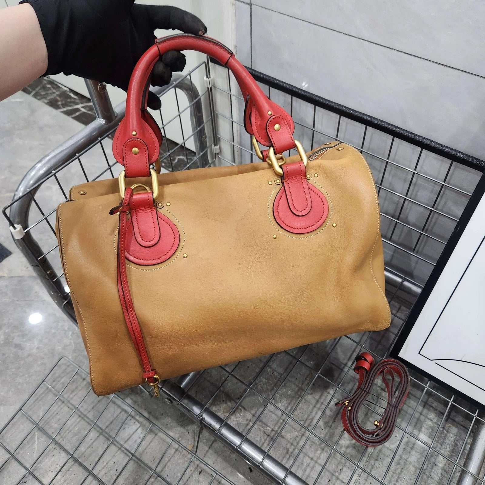 Chloe Vintage Boston Handbag For Women