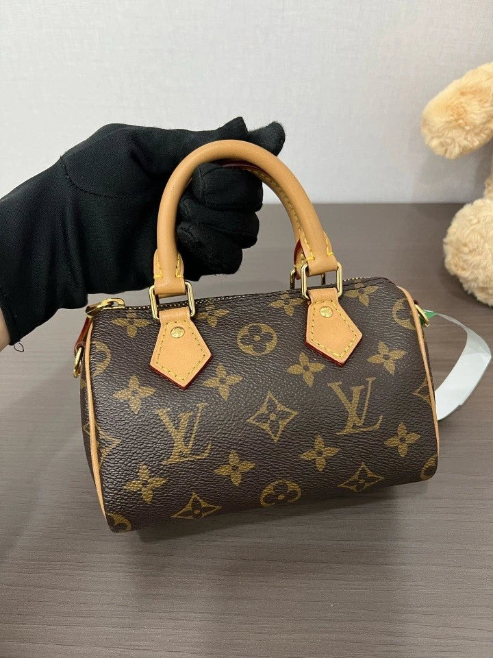 Louis Vuitton Monogram Canvas Speedy Nano Handbag For Women