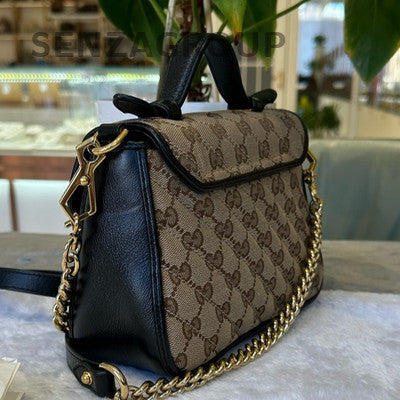 Gucci GG Marmont Canvas Messenger Shoulder Bag - Classic Women's