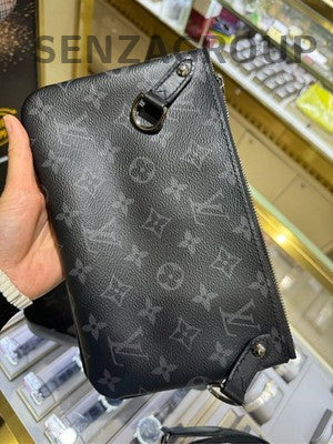 Louis Vuitton Trio Monogram Black Crossbody Handbag - Classic Women's Bag