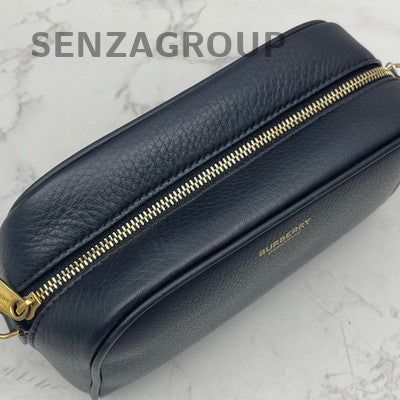 Burberry Black Camera Crossbody Bag Gold Hardware Women's Classic