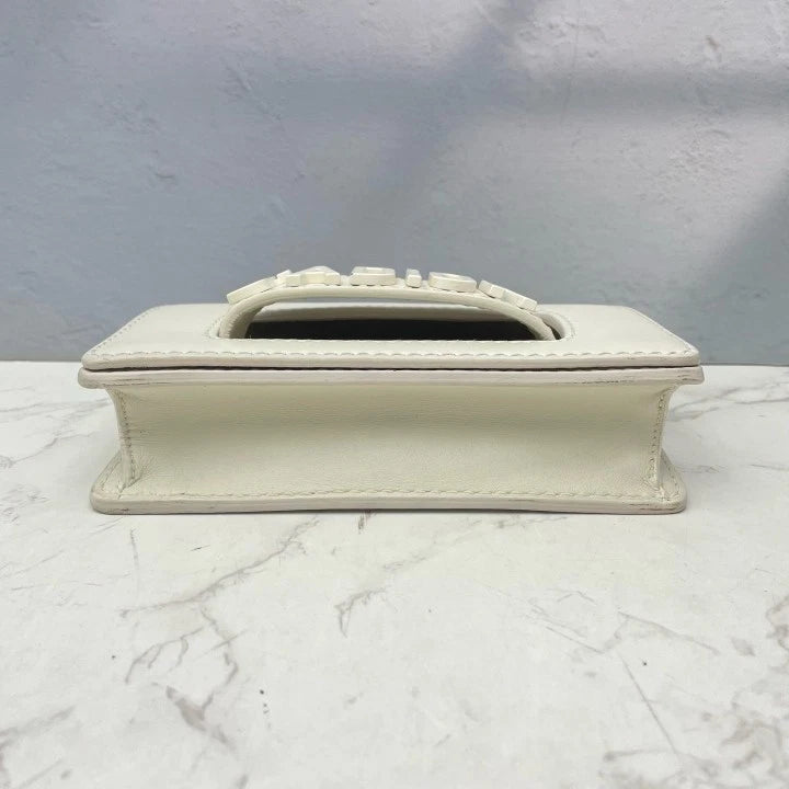 Authentic Dior J'adior Women's White Chain Shoulder Crossbody Bag