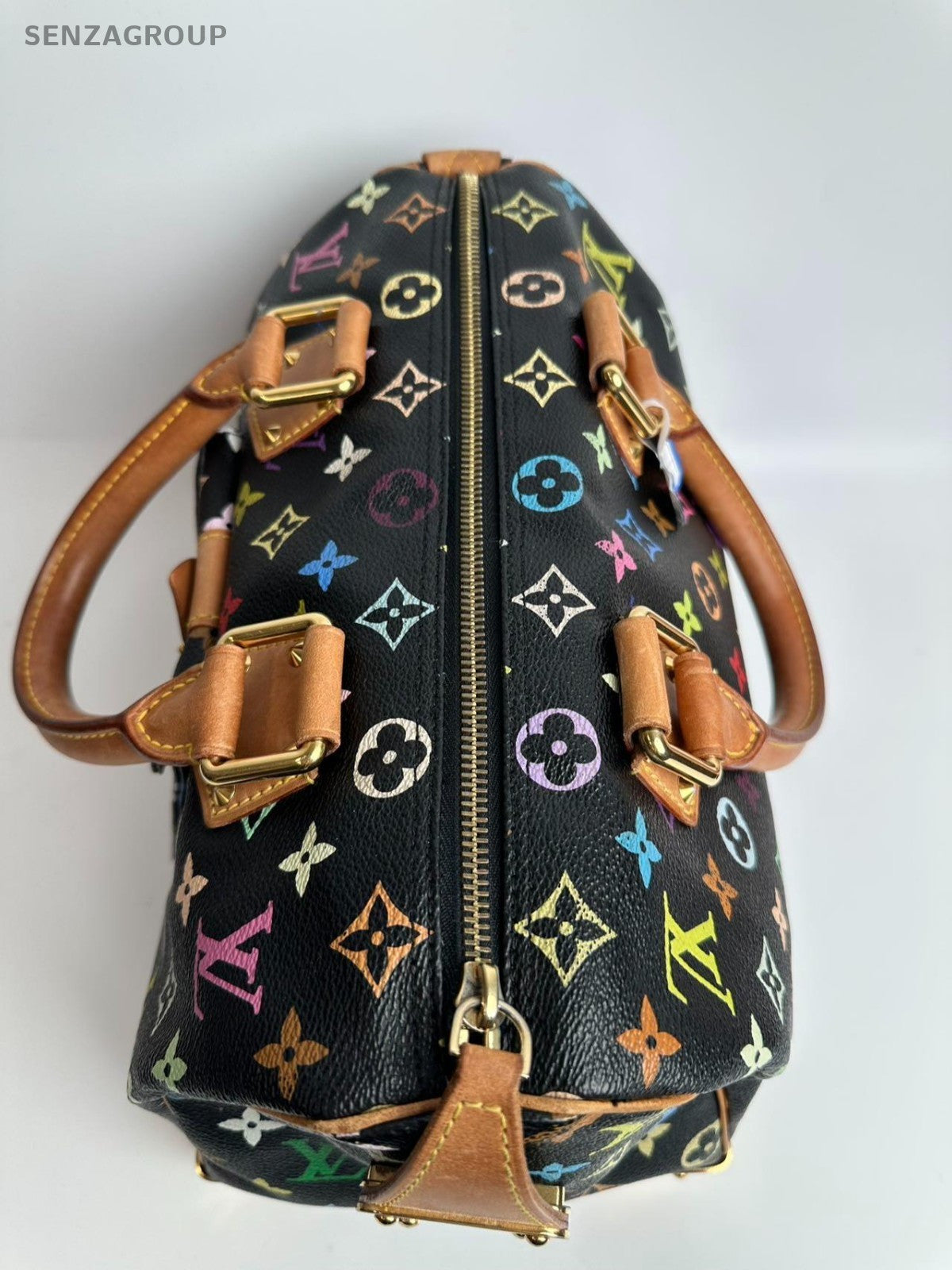 SJ0001 LV Multicolore Speedy 30 Black monogram xp01086