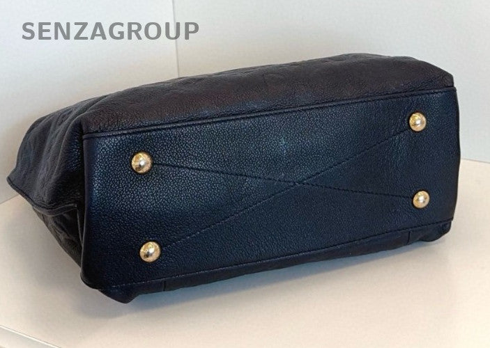 Louis Vuitton Hobo Black Monogram Empreinte 2way Shoulder Handbag Women